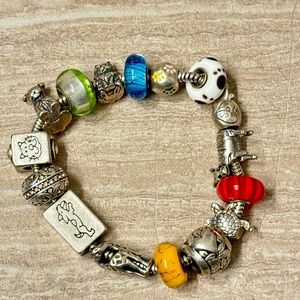 Animal lover charm bracelet